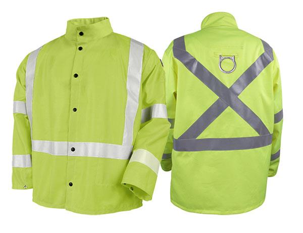 LIME WELDING JACKET WITH FR REFLECTIVE - Tagged Gloves